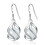 925 Silver Opal Spiral Drop Earrings 3