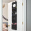 Hanging Closet Organizer with Mirror 51.57x11.02 Inch 8