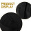 Women's Black Polyester Storage and Carrier Bag 3