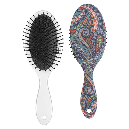 Paisley Hair Brush Minimalist Ink Pattern 1 Pack 1