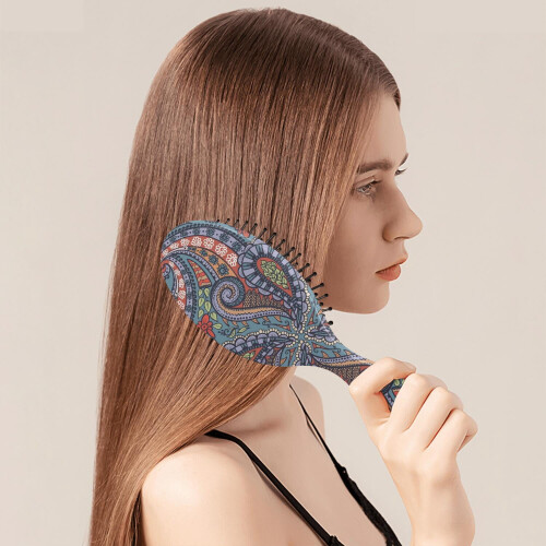 Paisley Hair Brush Minimalist Ink Pattern 1 Pack 2