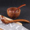 Natural Wood Soup Ladle Long Handle Size S 3