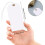 White Paper Hanging Tags with Elastic Rope 100 pcs 4.76" x 3