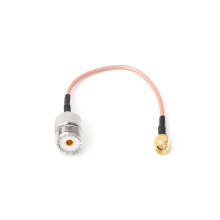 RG316 coaxial cable jumper pigtail UHF SO239 female to SMA