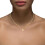 Gold Monogram Necklace Titanium Steel Initial Pendant 4