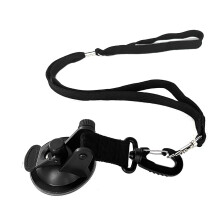 Dog Bathing Suction Cup Tether with Restraint Loops