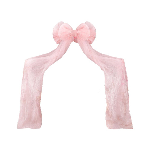 Giant Bow Decoration Light Pink 18 x 33 Inch 1