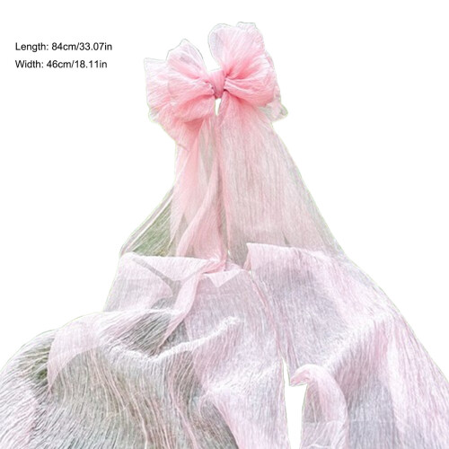Giant Bow Decoration Light Pink 18 x 33 Inch 2