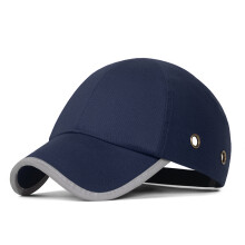 (Navy Visor) Cap Safety Work With Abs Inner Shell Breathability Construction Site For