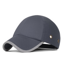 (Gray Visor) Cap Safety Work With Abs Inner Shell Breathability Construction Site For
