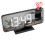LED Projection Alarm Clock White 7.5 inch Dual Alarm 1