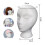 Foam Wig Head Model Display Stand 1 Piece 3