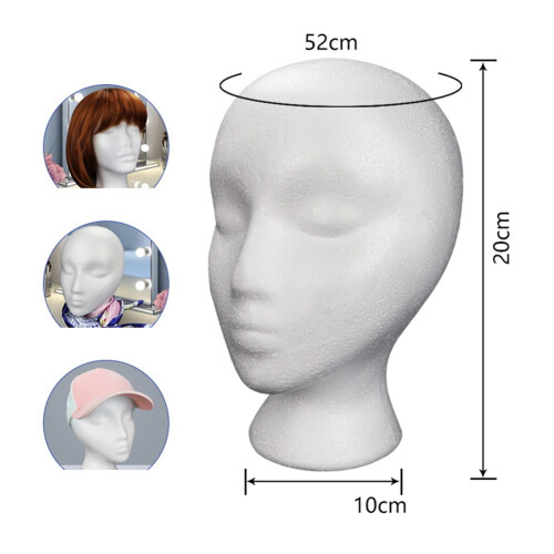 Foam Wig Head Model Display Stand 1 Piece 2