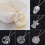 Silver angel pendant necklace unisex handmade 2