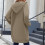 Women's Hooded Sweatshirt Longline Oversized Fit with Front 5