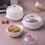 Microwave Steamer Rack Set 3-Tier Stackable Plastic with Lid 5