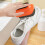 Shoe Brush Hard Bristle Multifunctional Orange 6