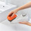 Shoe Brush Hard Bristle Multifunctional Orange 5