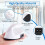 Mini iron heat press for DIY crafts white portable 2