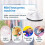 Mini iron heat press for DIY crafts white portable 5