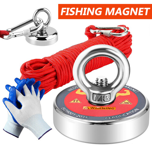 Magnet Fishing Kit Strong Pull Force 10M rope