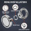 Magnet Fishing Kit Strong Pull Force 10M rope 6