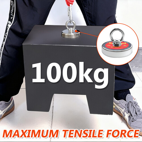 Magnet Fishing Kit Strong Pull Force 10M rope 2