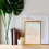 Rotating Picture Holder Golden Iron Square 1 Pack 6