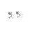 Tiny Cross Stud Earrings 925 Sterling Silver Screw Back 3