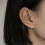 Tiny Cross Stud Earrings 925 Sterling Silver Screw Back 4