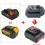 Battery Adapter for Bosch 18V Tools Compatible with DeWalt 6