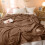 Fleece Twin Blanket 60x80 Inch Super Plush Soft Coffee 6
