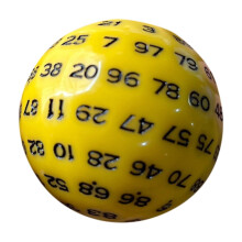 100-Sided Acrylic Dice for D&D and Tabletop RPGs