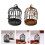 Birdcage Statue Desk Decor Model for Kids 2