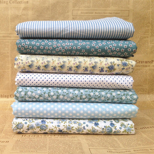 Tabby Cotton Quilt Fabric Bundle 7 Pieces 2