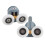 Adjustable Cabin Pulley Shower Door Rollers Upper and Bottom 2