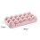 (Pink, 18 squares) 12/18 Egg Organizer Tray for Refrigerator 2