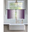 Purple and White Gradient Sheer Curtains 52x45 Rod Pocket 3