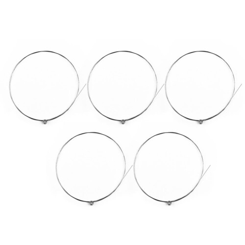 Acoustic Guitar Strings E Plain Steel 0.012 5 Pcs 2