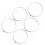 Acoustic Guitar Strings E Plain Steel 0.012 5 Pcs 6