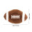 Football-shaped pillow soft comfort 30cm 3