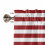 Christmas Red Kitchen Curtains and Valances Set with White 5
