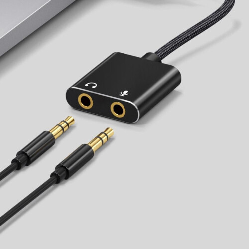 USB to 3.5mm Adapter External Sound Card with Mic 2
