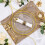 Blue and Gold Plastic Plates Set 350 Pieces 8