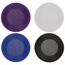 Plastic Poker Chips Game Counters 4 Colors 400 Pieces