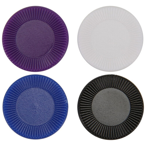 Plastic Poker Chips Game Counters 4 Colors 400 Pieces