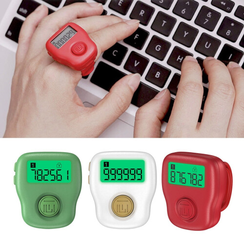 Digital Tasbih Tally Counter 6-Channel Silent LED 2