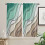 Modern Green Gradient Brown Curtains for Living Room 4