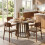 HOMCOM Dining Table for 4-6 People 7