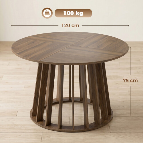 HOMCOM Dining Table for 4-6 People 1